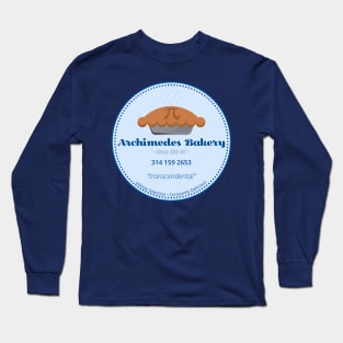 Pi Day - Archimedes Bakery - Math Puns Long Sleeve T-Shirt